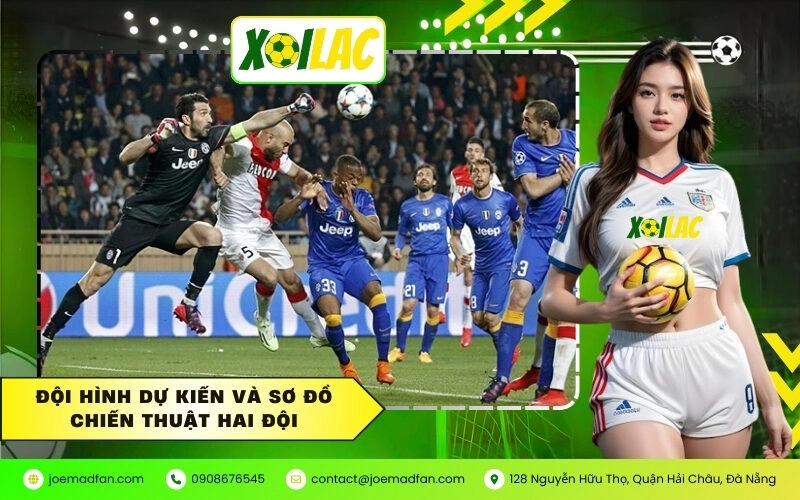 Đội hình dự kiến và sơ đồ chiến thuật hai đội