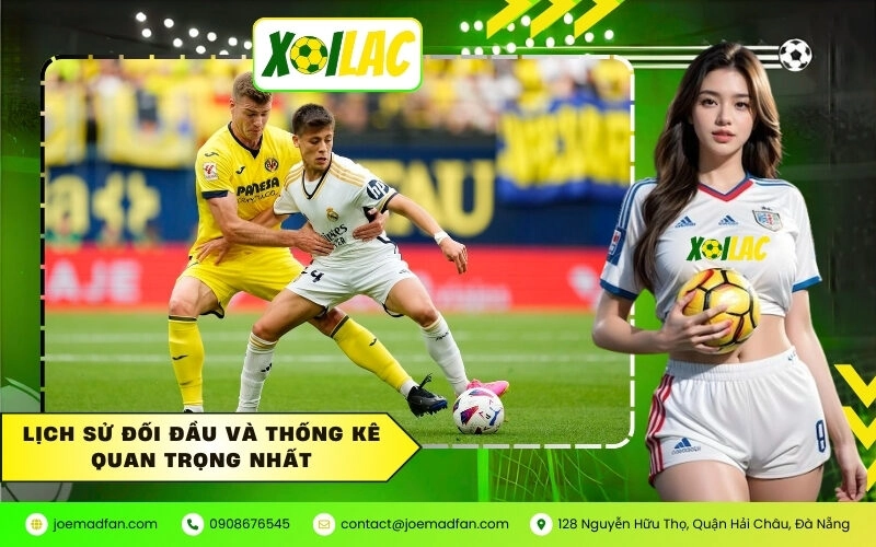 Lịch sử đối đầu và thống kê quan trọng nhất